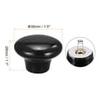 thumbnail image 2 of 38x28mm Ceramic Drawer Knobs, 10 Pack Mushroom Shape Door Pull Handles Black, 2 of 6
