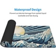 thumbnail image 4 of Bule Japanese Wave Sun Gaming Mouse Pad XL, Large Non Slip Rubber Mousepad, Stitched Edges Mouse Pads, Long Extended Mice Pad,31.5'''' X 11.8'''', 4 of 6