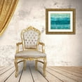 thumbnail image 3 of Chandler, Sharon 32x26 Gold Ornate Wood Framed with Double Matting Museum Art Print Titled - Aegean Seas I, 3 of 4