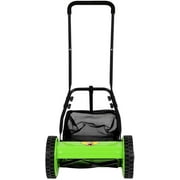HSD Outdoor Power Tools 12-Inch Reel Lawn Mower with Grass Catcher,Blade Push Reel Lawn Mower