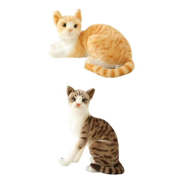 Plush Toys,Cat Plush Toys Stuffed Animals Lovely Lifelike,Cute Soft Long Cats Pillow Lovely Animal Large,Doll Sleeping Pillows Home Decoration Dolls Toy,PP Sofa Cushion Hugging Body Pillow Gift Sunnimix none