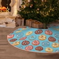 thumbnail image 5 of Sikiie Cute Donut Nativity Christmas Tree Skirt, Jesus Christian Winter Holiday Tree Mat Decoration(30-48IN)48", 5 of 6