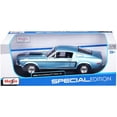 thumbnail image 4 of 1968 Ford Mustang CJ Cobra Jet Blue 1/18 Diecast Model Car by Maisto, 4 of 4