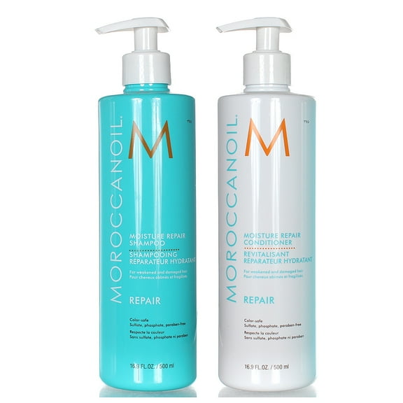 Moroccanoil Moisture Repair Shampoo and Conditioner Duo 16.9oz/500ml
