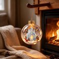 thumbnail image 5 of Light-Up Christmas Balls, Glowing Christmas Story Ornament, Light-Up Mini Holiday Scene with Warm LED Light, 5 of 7
