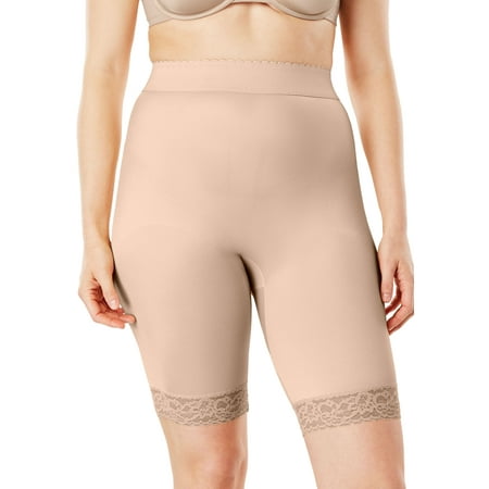 

Rago Women s Plus Size Moderate Control Thigh Slimmer 518 Body Shaper