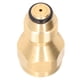 thumbnail image 1 of Adaptador de Recarga de Tanque de Propano Jadeshay Latón, 1 of 8