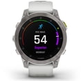 thumbnail image 5 of Garmin 010-02582-20 epix Gen 2, Premium Active Smartwatch (White Titanium) Bundle with Deco Gear Magnetic Wireless Sport Earbuds and Deco Gear Microfiber Cleaning Cloth, 5 of 11