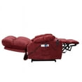 Lay Flat Sleeping Motor Power Lift Recliner Chair with 2 Cup Holders