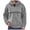 Grey, variant on Mens Half Zip Fuzzy Hoodies Fall Winter Long Sleeve Fleece Warm Hooded Sweatshirts Casual Solid Color Pullover Tops with Pockets(S,Orange)