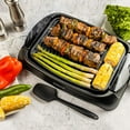 thumbnail image 6 of OVENTE Electric Indoor Grill with 13"x10" Nonstick Cooking Surface, 1000W Power, Black GD1632NLB, 6 of 9
