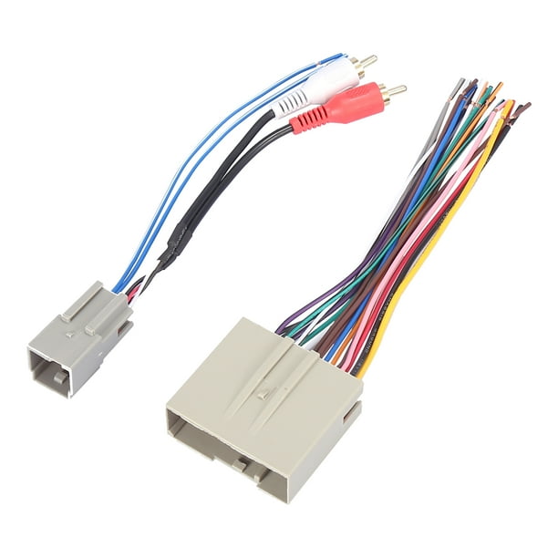 70-5521 CocheEstereofónico CD Reproductor Cableado Arnés Cable Juego 2 Conector RCA
