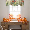 thumbnail image 4 of Red Poppies Tie Up Valance Curtains for Windows, Kitchen Curtains Window Treatments, Cottagecore Butterflies Farmhouse Laverder Short Window Shades Valances for Bedroom Bathroom Cafe 54"x18", 4 of 8