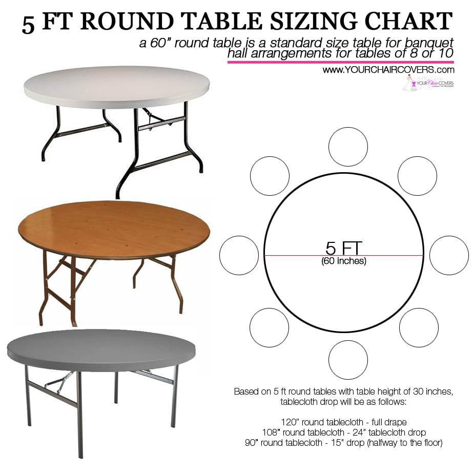 Your Chair Covers 120 Inch Round Satin Tablecloth Black Com 120 Inch Round Satin Tablecloth Black, 3 Foot Round Table Cover