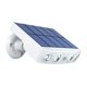 thumbnail image 1 of Lámpara solar LED con sensor de movimiento para exteriores, rotativa y resistente al agua, ideal para jardines y patios, con soporte ajustable y carcasa blanca., 1 of 7
