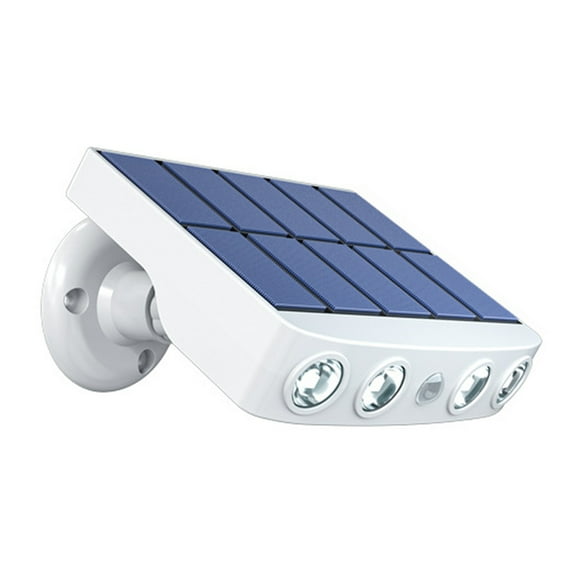 1PCS LED Solar Powered Wall Light Rotatable Waterproof Motion-Sensor Lights Outdoor Garden Lamp with Holder