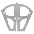 thumbnail image 6 of IBASETOY 1Pair Stainless Steel Flip Frame Hinges for Shoe Cabinet Space Saving Hardware with Hidden Rack in Grey, 6 of 8