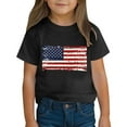 thumbnail image 5 of CFLVAEK American Flag Shirt Kids 4th of July Patriotic Tshirts Casual Short Sleeve Cotton Tshirts Independence Day Crewneck Tops 7 Years, 5 of 9