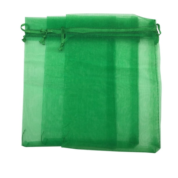 Bolsa de organza para regalo de boda, bolsa de cosméticos, bolsa de malla transparente con cordón para joyas, bolsa de azúcar para bodas