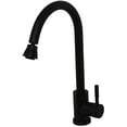 thumbnail image 2 of Empire Faucet Faucet SL7000BMT-A Utilisé pour Cuisine; Pièce Unique; Bec Col de Cygne; Poignée à Levier Unique; Acier Inoxydable Noir Mat avec Finition Résistante aux Bavures; pour Installation à 1 Ou 3 Trous, 2 of 3