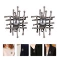 thumbnail image 4 of 2 Pcs Broche en Maille Design Décoratif pour Vêtements, Épingle à Revers, Accessoire de Bricolage pour Femmes, 4 of 6