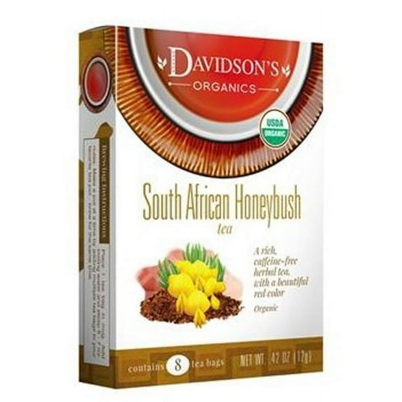 Davidsons Organics 1636 Single Serve South African Honeybush Tea - 100 Count