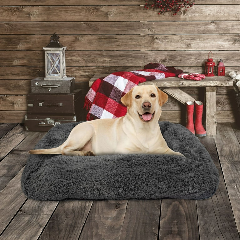 Bolster dog beds for large cheap dogs