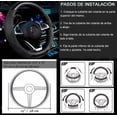 thumbnail image 4 of Funda De Volante De Coche Clásica De Fibra De Carbono, 38 Cm, 4 of 4