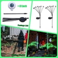 thumbnail image 5 of 2 Pack Solar Scary Eyeball Lights 16LED Halloween Garden Lights Green Spooky Lights Waterproof Halloween Stake Lights Halloween Outdoor Decorations for Pathway, 5 of 7