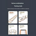 thumbnail image 4 of Foldable Agility Ladder Soccer Football Training Equipment Jump Speed Coordination Footwork Ladder 8 Grids for Kid Adult, 4 of 8