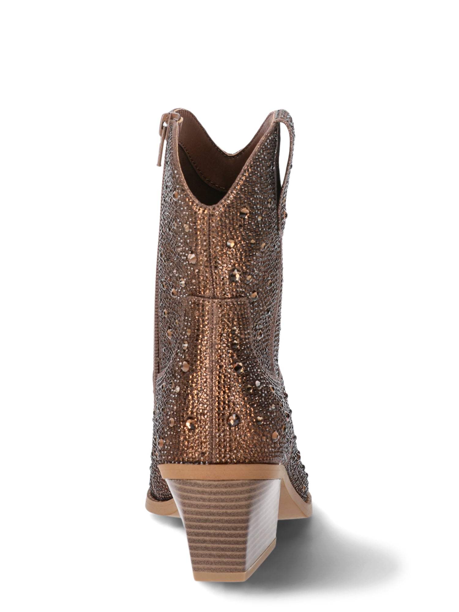 Madden NYC Women's Bling Short Cowboy Boots