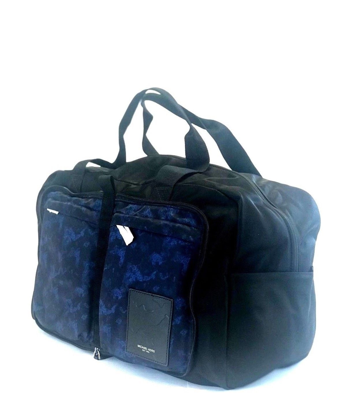 black michael kors duffle bag