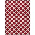 thumbnail image 2 of Addison Rugs Chantille Indoor/Outdoor Transitional Circles Red Washable Rectangle Rug, 5' x 7'6", 2 of 6