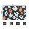 thumbnail image 5 of Colorful Halloween Ghosts Pattern Door Rugs,Washable Non Slip Door Mats Indoor,Decorative Door Mats,Entry Mat Indoor for Entrance,Bedroom,Kitchen,Bathroom,17"x30", 5 of 6