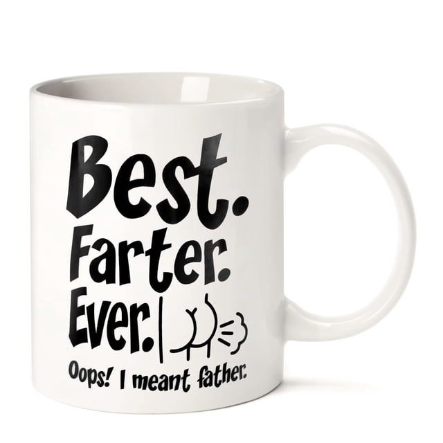 Taza de café de cerámica RioTree de 11 onzas, divertido regalo para el Día del Padre