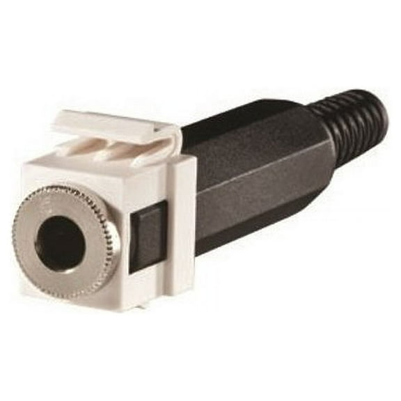 Cloud White 1/4 Stereo Jack Keystone