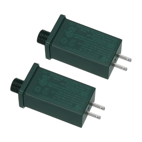 Uxcell 29V 48W LED Power Supply, 2pcs DC Low Voltage Transformer IP44 LED Driver, Green