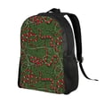 thumbnail image 2 of Fuzoiu Red Snake Print Laptop Backpack,Work Business Backpacks, Large Capacity Nurse Bag College Bookbag for School, Waterproof Casual Daypack for Travel, 2 of 8