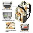 thumbnail image 5 of JIALIOU 14" Laptop Backpack Waterproof Airline Approved Stylish Casual Daypack for Travel Business College Work, Sunflower and Bamboo, 5 of 8
