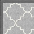 thumbnail image 3 of Well Woven Custom Size Runner - Choose Your Length - Brooklyn Trellis Custom Length Geometric Flatweave 27 in. x 40 ft. Runner Grey, 3 of 7