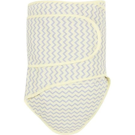 

Miracle Blanket 46922 Chevrons With Yellow Trim Baby Swaddle Blanket