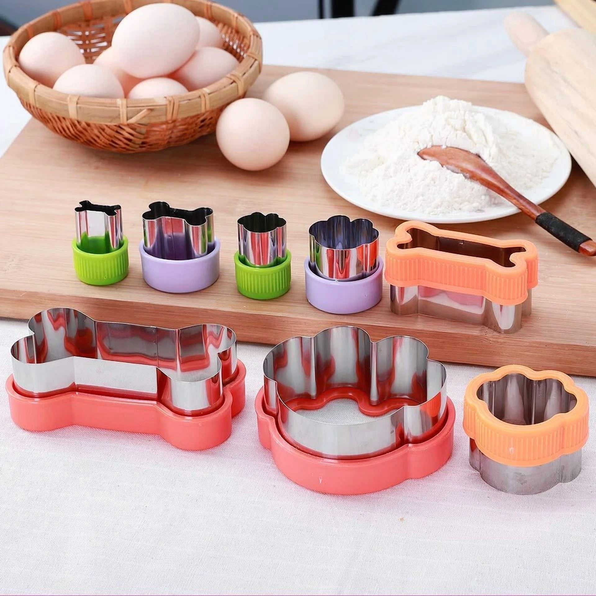 BUTTERFLY- 8Pcs/Set Dog Bone Shaped Biscuit Cake Cookie Cutter Mold Mould