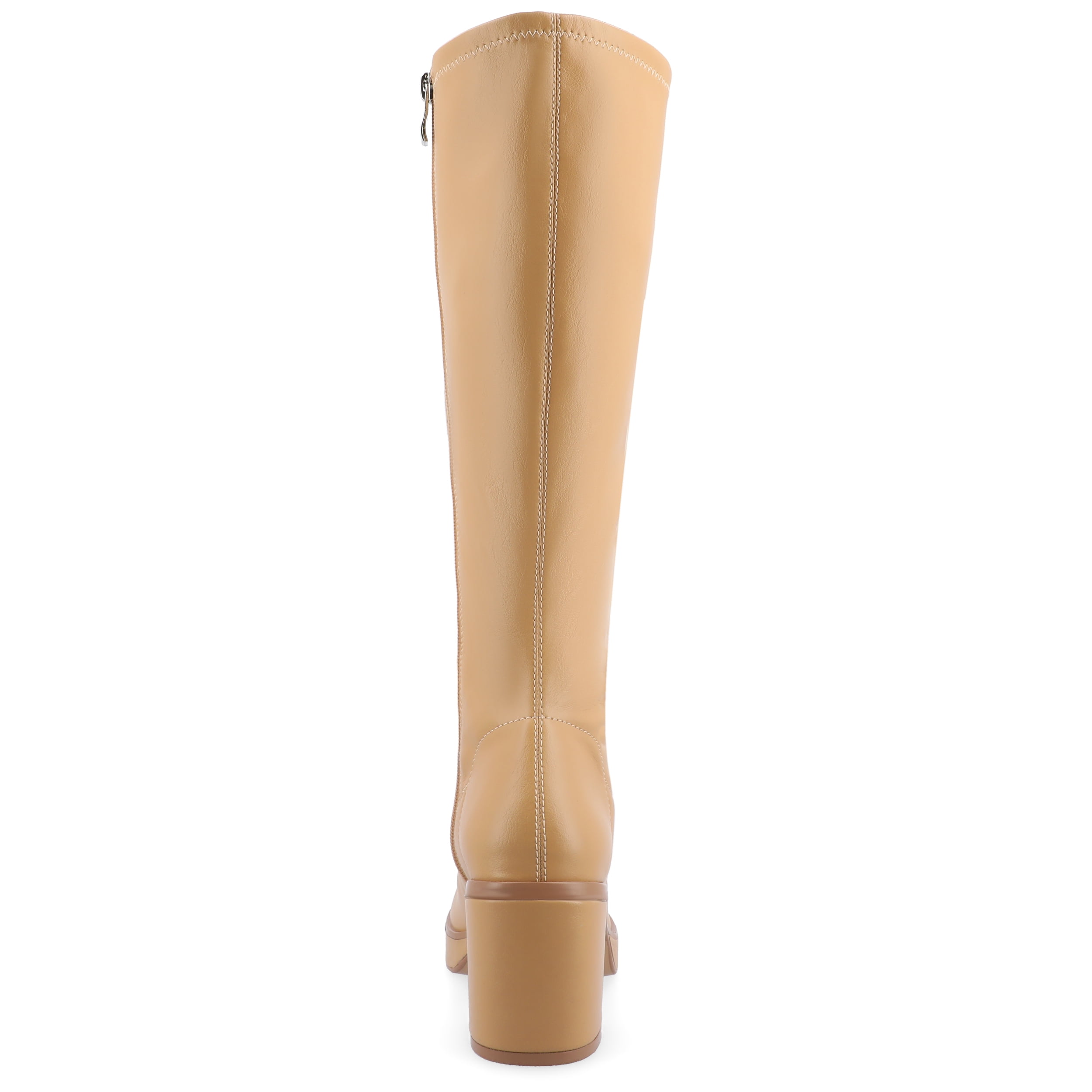 Journee Womens Alondra Platform Square Toe Boots