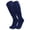 Dark Blue, variant on Boys Solid Color Football Knee High Socks for Kids Everyday