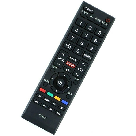 Toshiba TV Remote Control CT-8037 for 58L5400 and 65L5400 Models