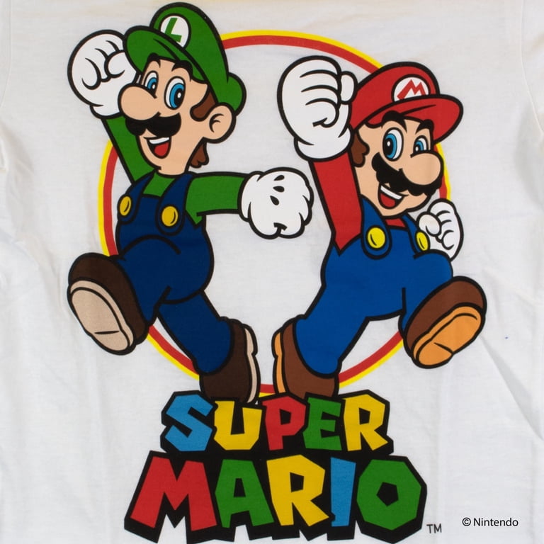Nintendo Super Mario Boys' Mario Kart Graphic T-Shirts, 100