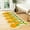 Orange, variant on Fruit Pattern Kitchen Rug, Non-Slip Washable Indoor Doormat, Cute Floor Mat for Kitchen, Bathroom, Entryway - Low Profile, 20" x 48"