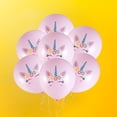 thumbnail image 3 of 20 globos de látex de unicornio de 12 pulgadas de colores para fiestas de cumpleaños, bodas y Navidad (rosa), 3 of 7