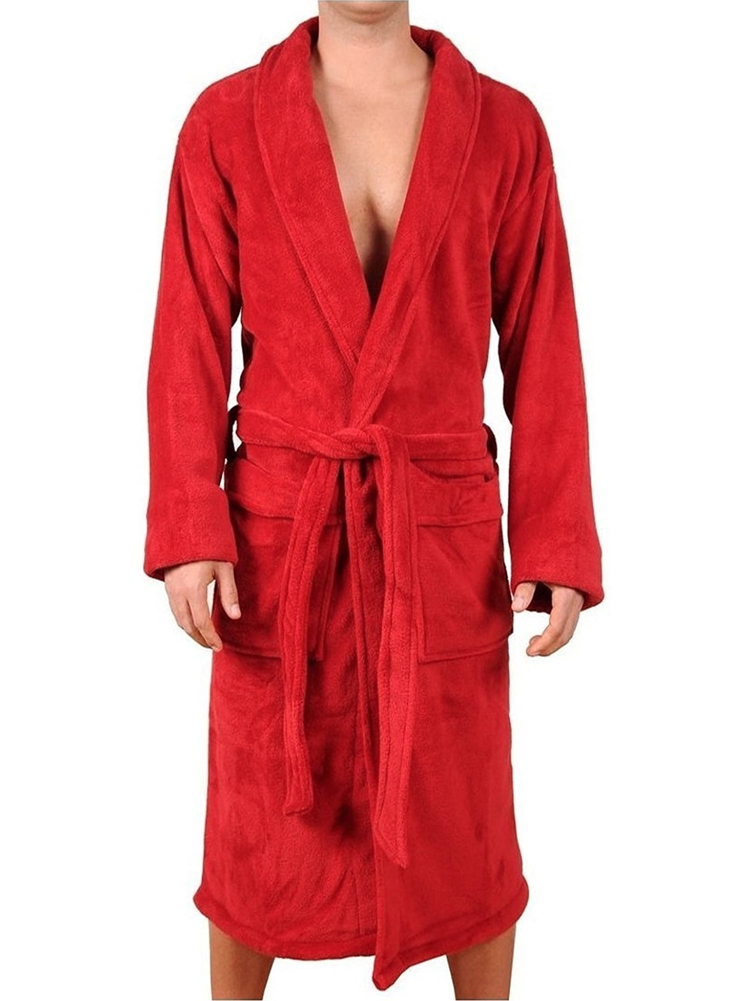 Wanted Men's Micro Fleece Bathrobe