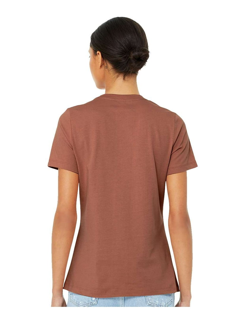 Bella & Canvas B86906185 Women Relaxed Jersey T-Shirt, Terracotta